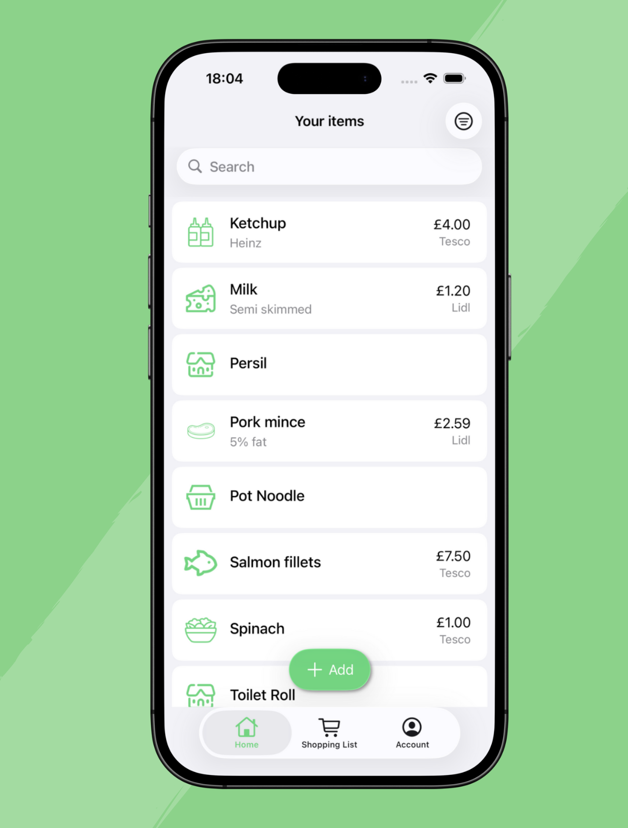 App screenshot