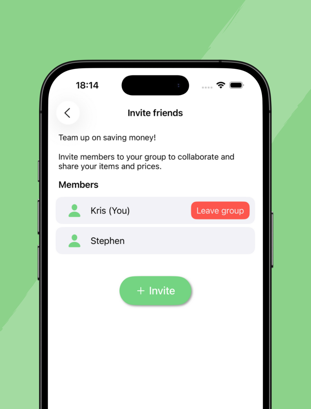App screenshot